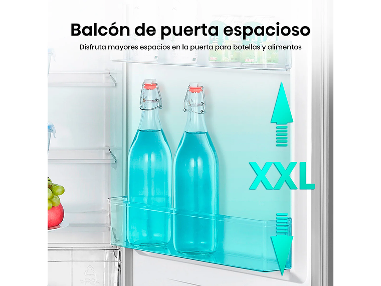 REFRIGERADOR HISENSE TOP MOUNT FREEZER NO FROST 246 L RT320NV RT320 9