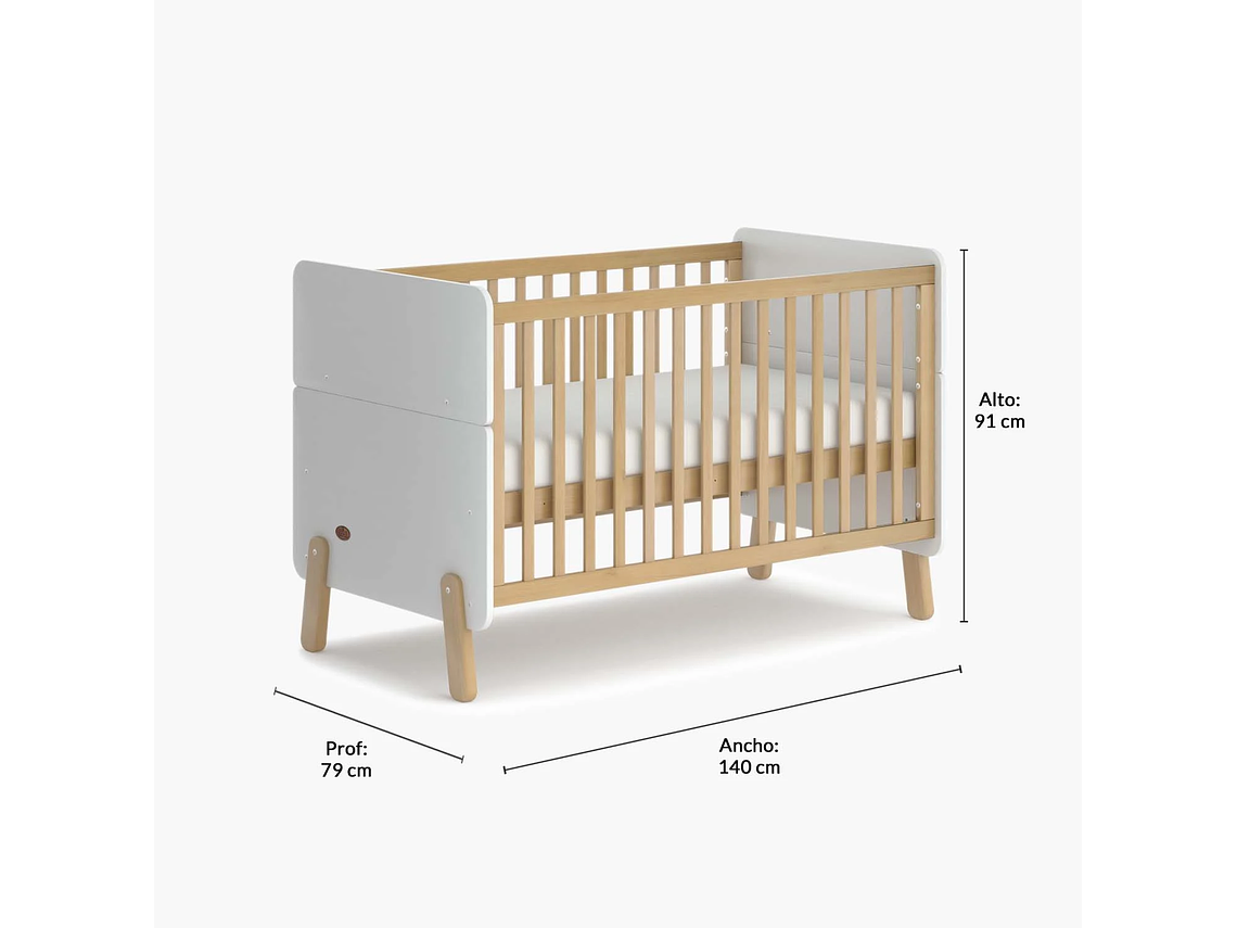 CUNA 3 EN 1 EMMA BLANCO FORM 6