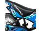 BICICLETA INFANTIL OXFORD MOTOBIKE NEGRO/AZUL ARO 16 - Miniatura 4