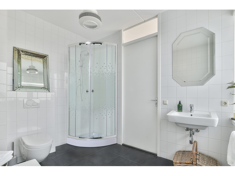 SHOWER DOOR 90X90CM 5MM MAMPARA CURVA | BLANCO 3