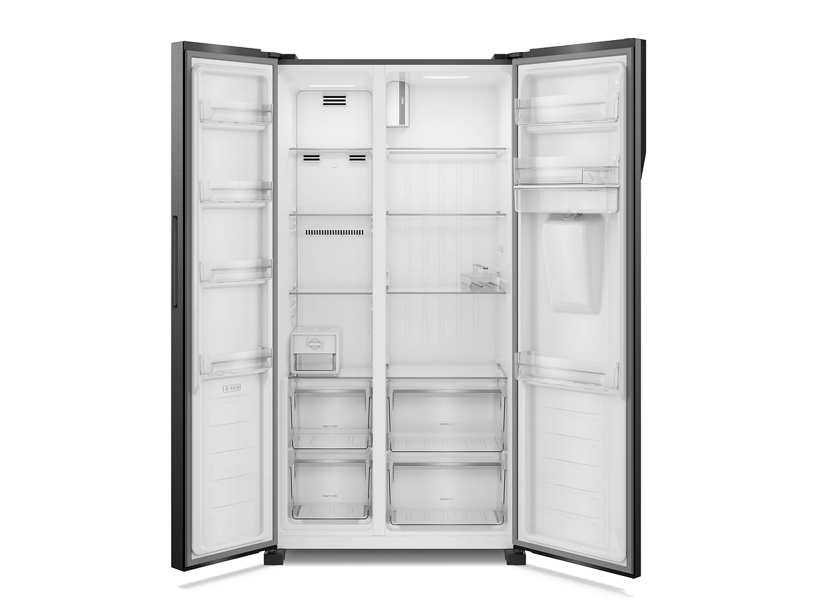 REFRIGERADOR FENSA 436L NO FROST SIDE BY SIDE SFX440B NEGRO 5