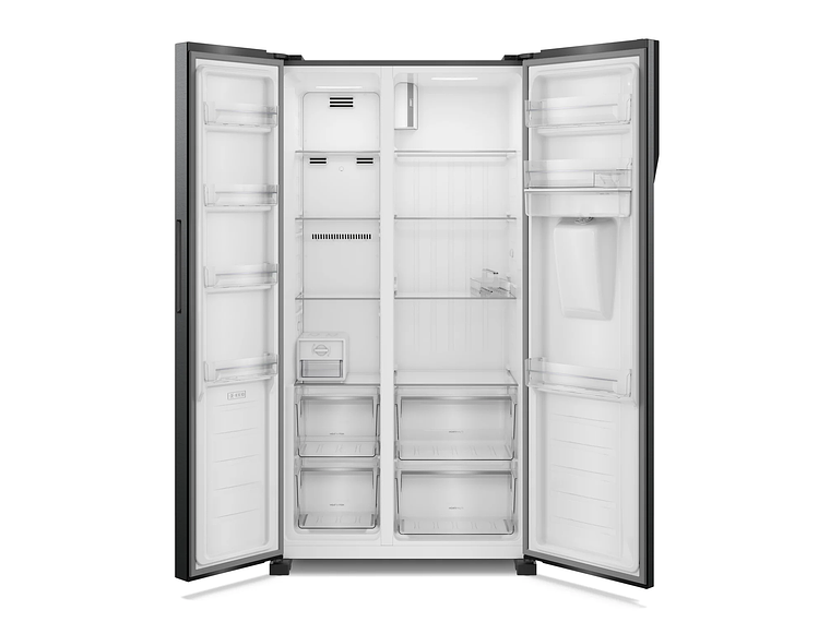 REFRIGERADOR FENSA 436L NO FROST SIDE BY SIDE SFX440B NEGRO 5