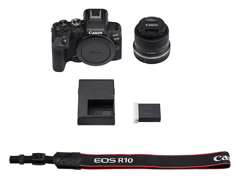 CÁMARAS DSLR REFLEX CANON EOS R10 WI-FI 24.4 MP RF-S 18-45 MM 9