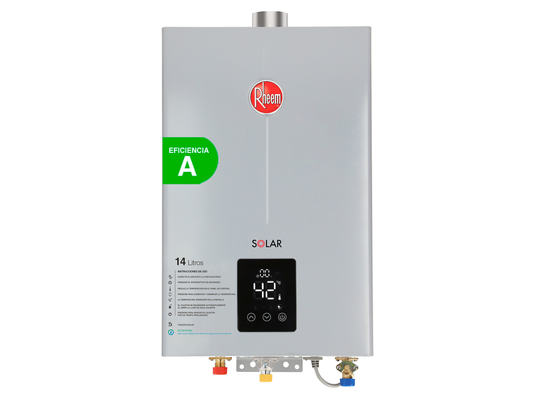 CALEFONT 14 LITROS GAS NATURAL TIRO FORZADO RHEEM 1