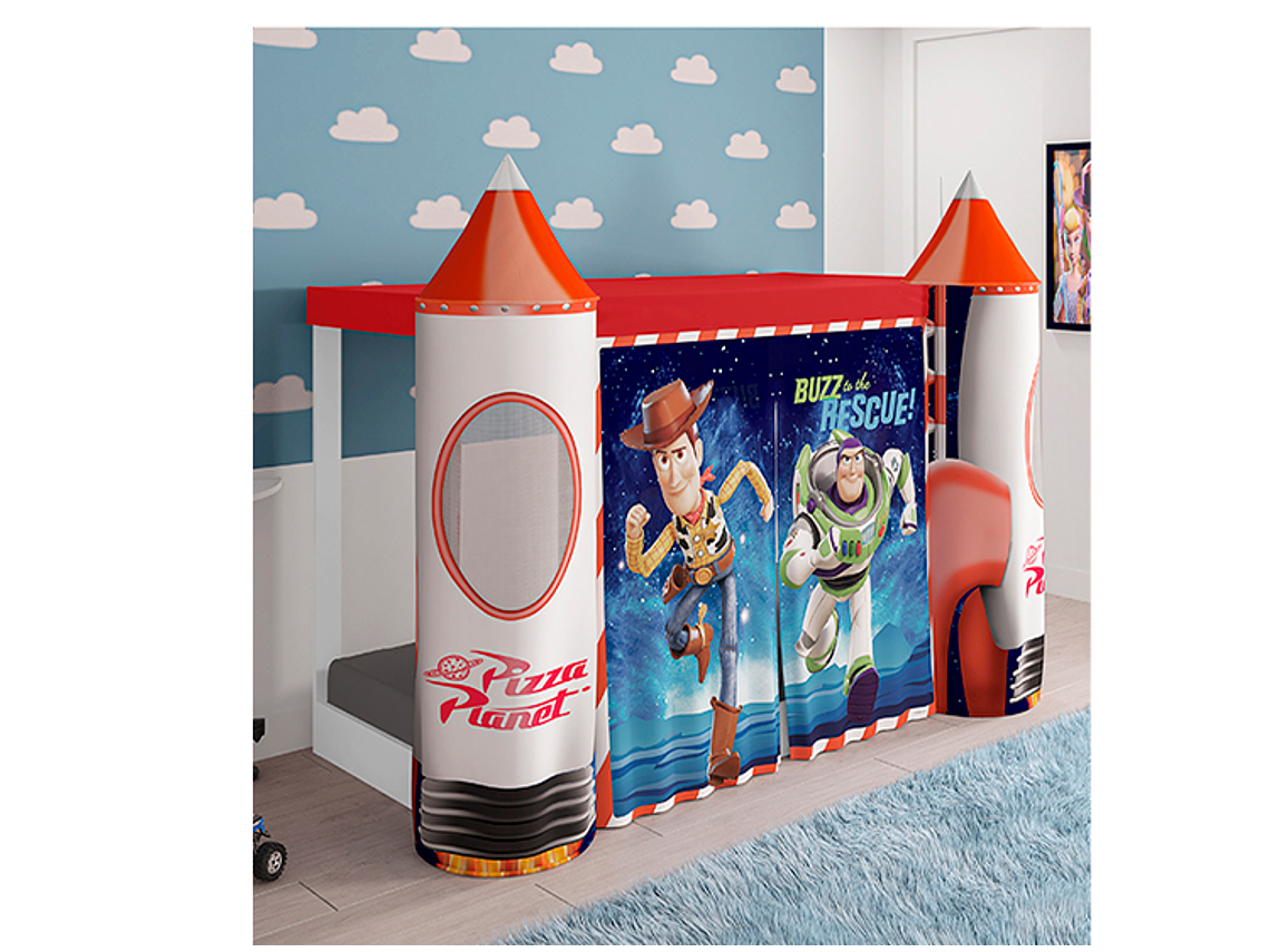 CAMA TRANSICIÓN INFANTIL DISNEY CASTILLO TOY STORY 2