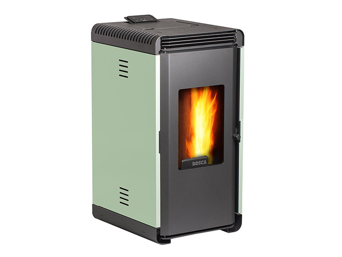 CALEFACTOR A PELLET BOSCA HERA VERDE 2