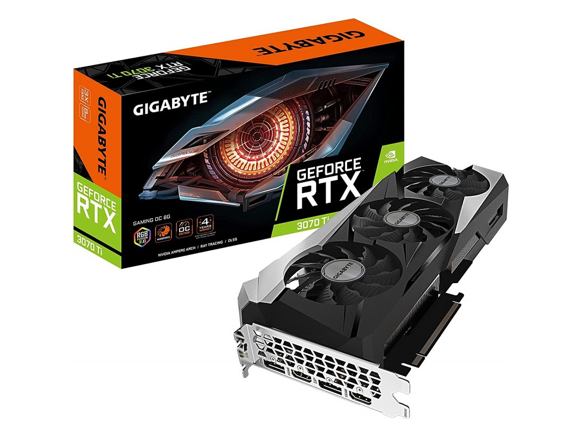 GIGABYTE GEFORCE RTX 3070 TI GAMING OC 8G GRAPHICS CARD, WINDFORCE 3X 1
