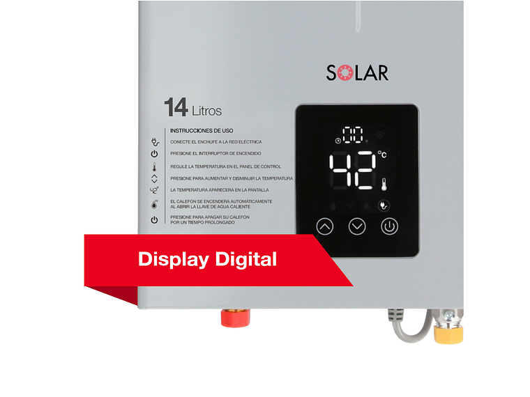 CALEFONT 14 LITROS GAS NATURAL TIRO FORZADO RHEEM 2