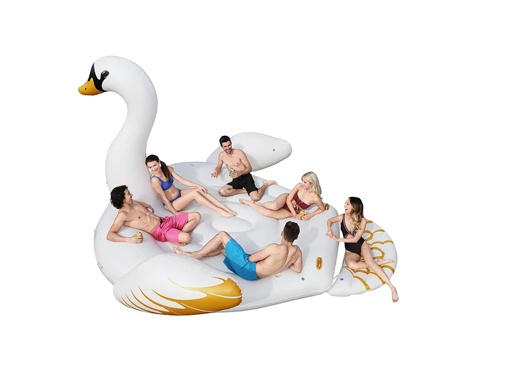 ISLA INFLABLE BESTWAY CISNE GIGANTE 399 CM 6
