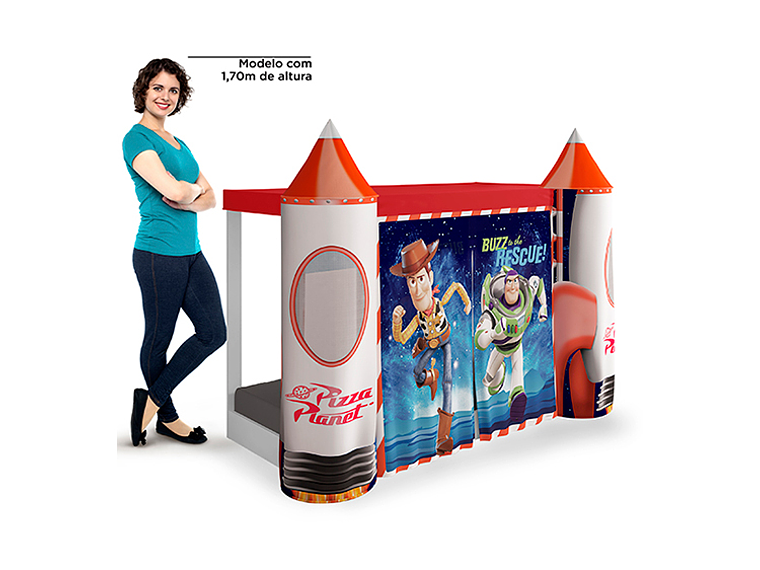 CAMA TRANSICIÓN INFANTIL DISNEY CASTILLO TOY STORY 4
