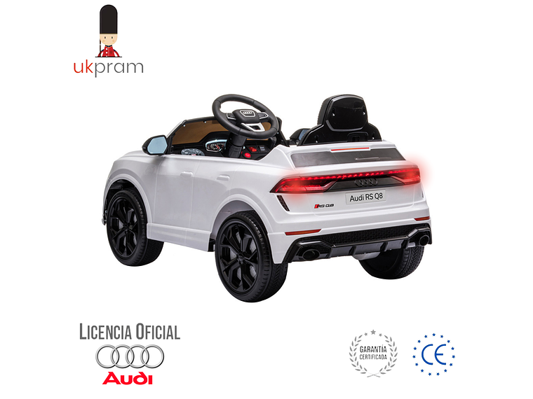 AUTO A BATERIA AUDI RS Q8 COLOR BLANCO 2