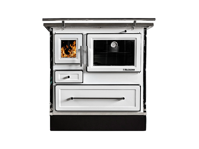 COCINA A LEÑA ALCAZAR CALBUCO MZ 90 BLANCA 1