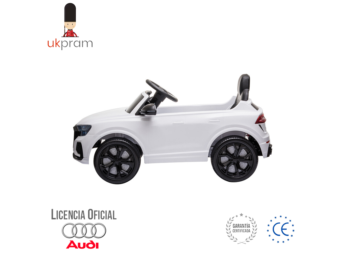 AUTO A BATERIA AUDI RS Q8 COLOR BLANCO 3