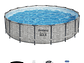PISCINA BESTWAY REDONDA STEELPRO MAX GRIS PIEDRA 5.49MX1.22M - Miniatura 2