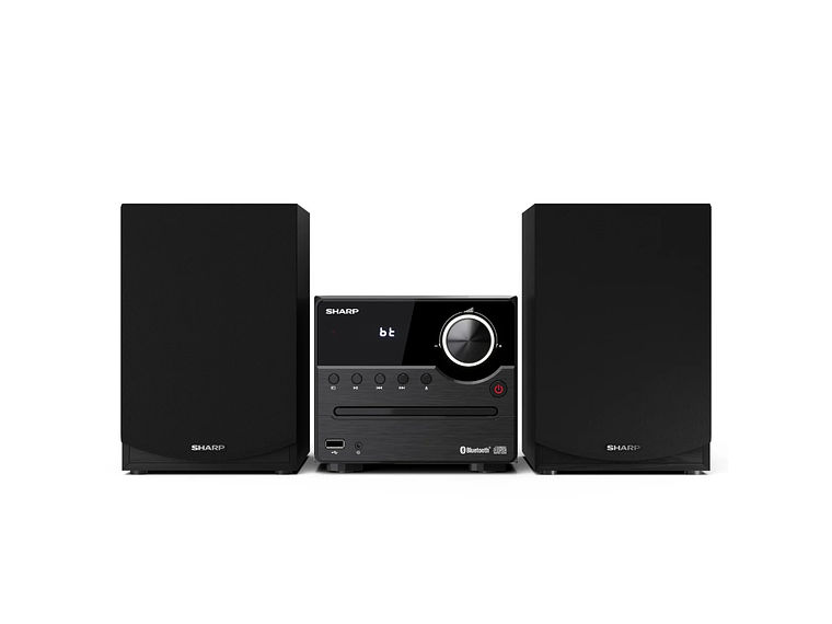MICROCOMPONENTE SHARP CD-PLAYER USB BLUETOOTH RADIO FM XL-B512 NEGRO 1