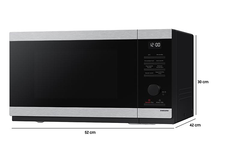 MICROONDAS SAMSUNG SMART GRILL 32L MG32DG4524ATZS 3