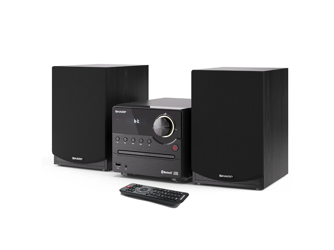 MICROCOMPONENTE SHARP CD-PLAYER USB BLUETOOTH RADIO FM XL-B512 NEGRO 2