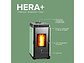 CALEFACTOR A PELLET BOSCA HERA VERDE - Miniatura 8