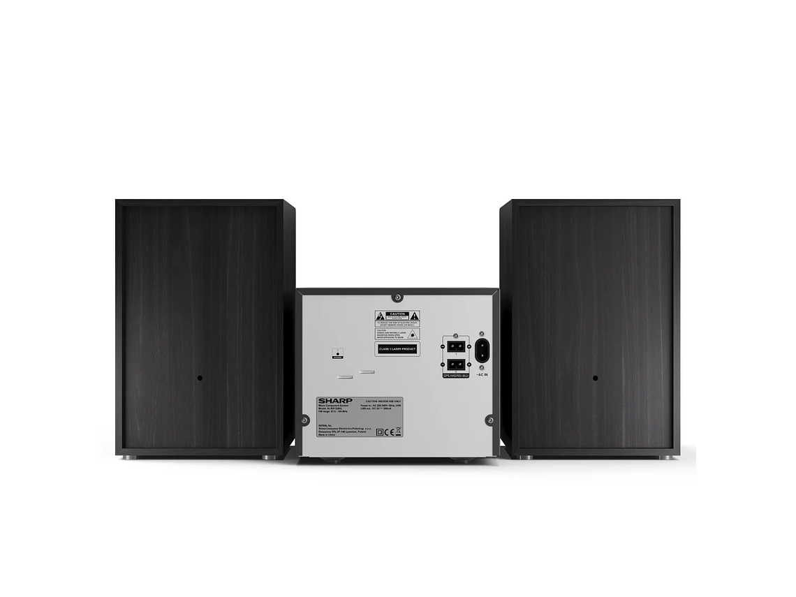 MICROCOMPONENTE SHARP CD-PLAYER USB BLUETOOTH RADIO FM XL-B512 NEGRO 3