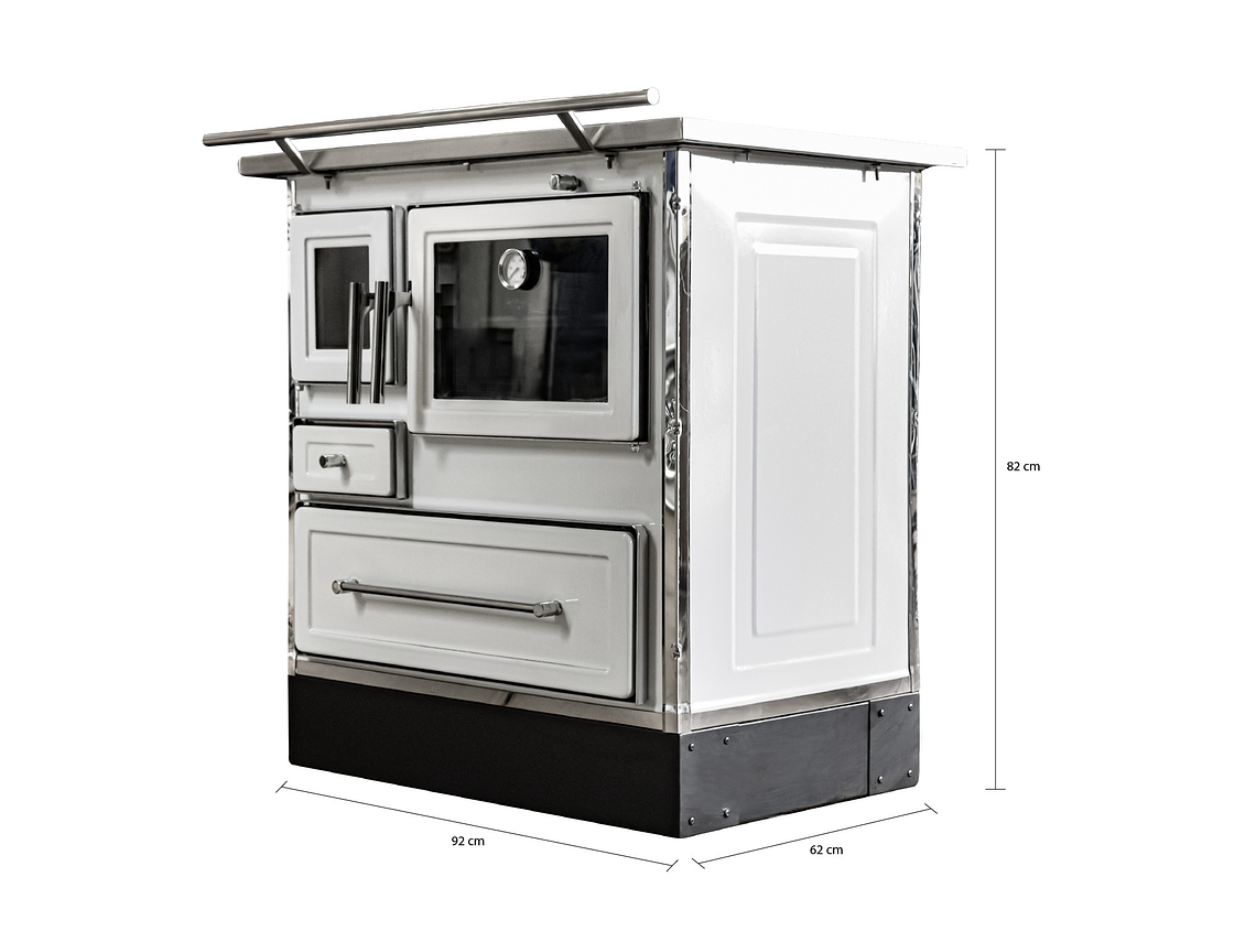 COCINA A LEÑA ALCAZAR CALBUCO MZ 90 BLANCA 3