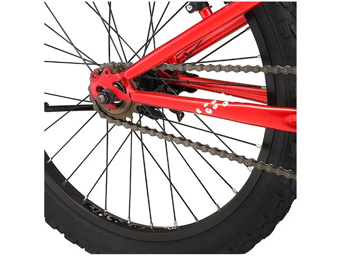 BICICLETA INFANTIL OXFORD DRAKO ROJO ARO 20 4