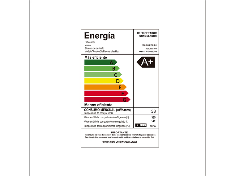 REFRIGERADOR SIDE BY SIDE 467 LTS 4 PUERTAS HQ-627WEN 5