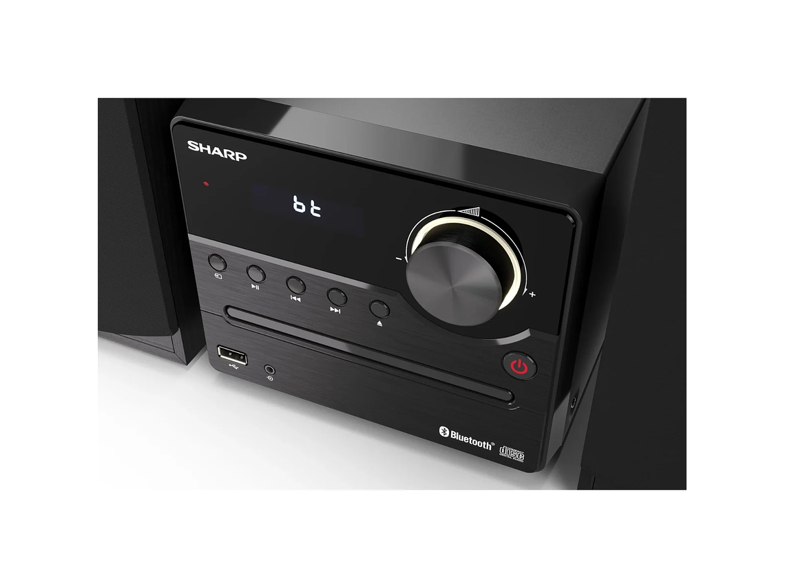 MICROCOMPONENTE SHARP CD-PLAYER USB BLUETOOTH RADIO FM XL-B512 NEGRO 4