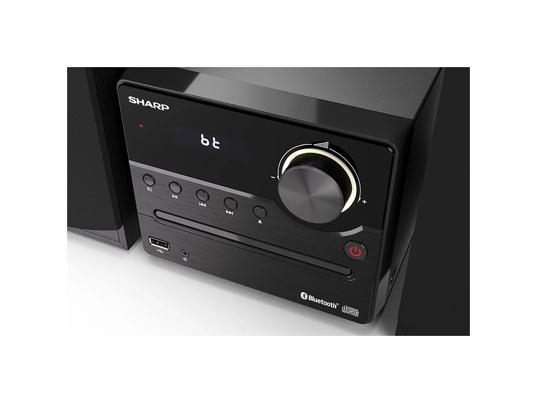 MICROCOMPONENTE SHARP CD-PLAYER USB BLUETOOTH RADIO FM XL-B512 NEGRO 4