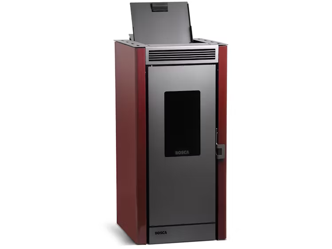 CALEFACTOR A PELLET BLACK VISIÓN BURDEO BOSCA 1