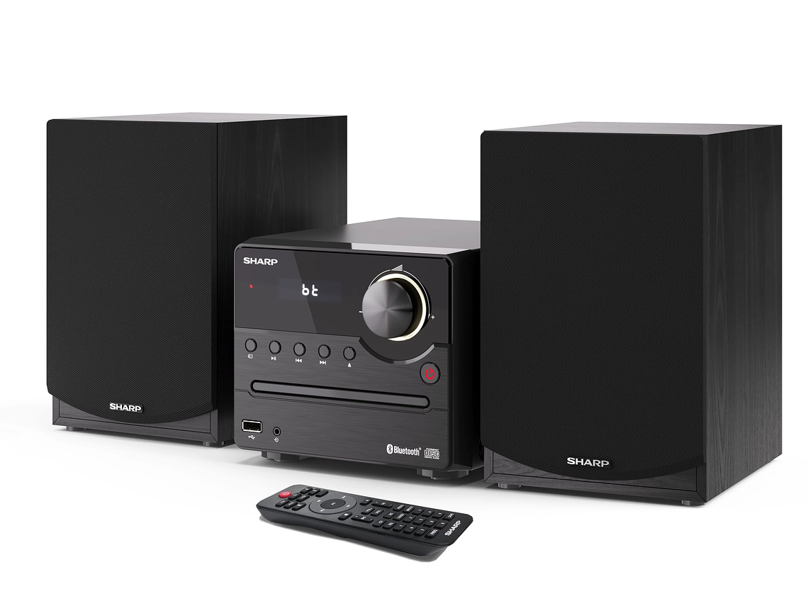 MICROCOMPONENTE SHARP CD-PLAYER USB BLUETOOTH RADIO FM XL-B512 NEGRO 6