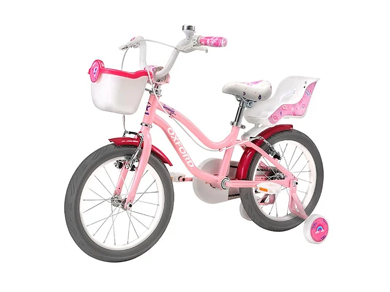 BICICLETA INFANTIL OXFORD BEAUTY ROSADO ARO 16 2