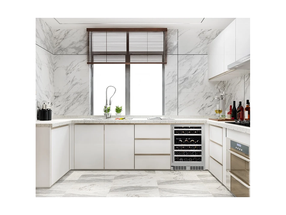 CAVA DE VINOS PREMIUM CLIMATIZADA BIZONA 46 BOTELLAS BACOOL 3