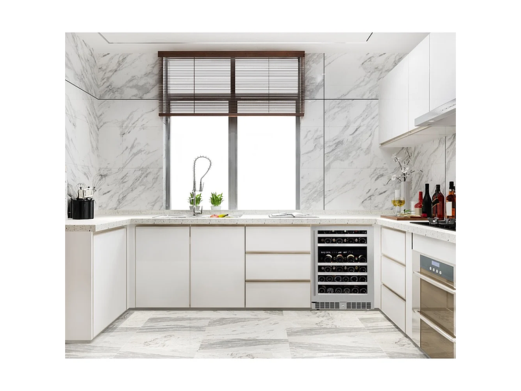 CAVA DE VINOS PREMIUM CLIMATIZADA BIZONA 46 BOTELLAS BACOOL 3