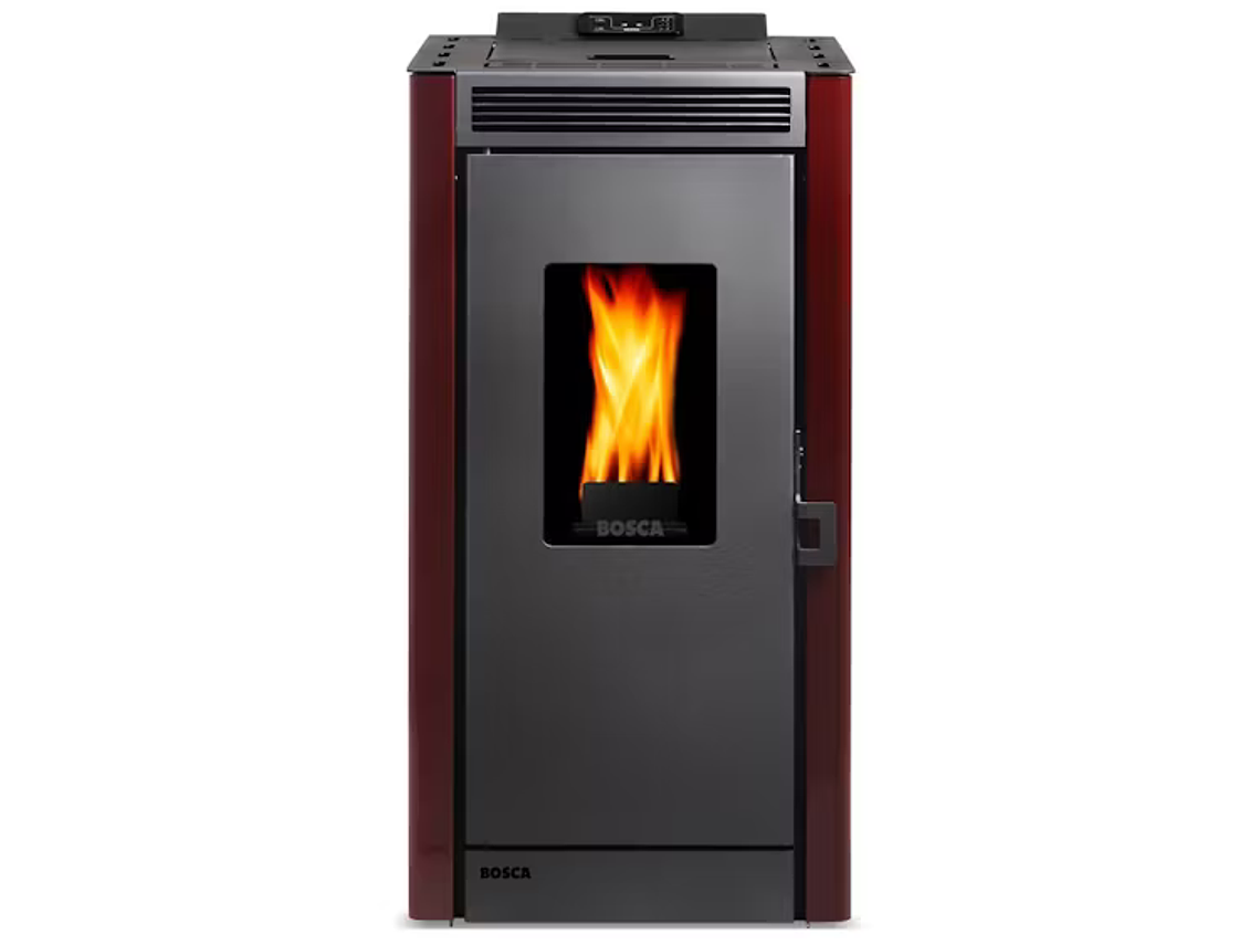 CALEFACTOR A PELLET BLACK VISIÓN BURDEO BOSCA 6