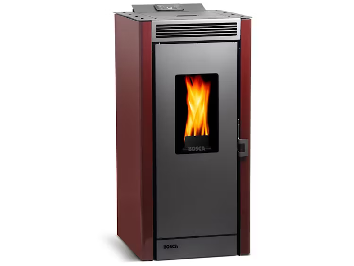 CALEFACTOR A PELLET BLACK VISIÓN BURDEO BOSCA 7