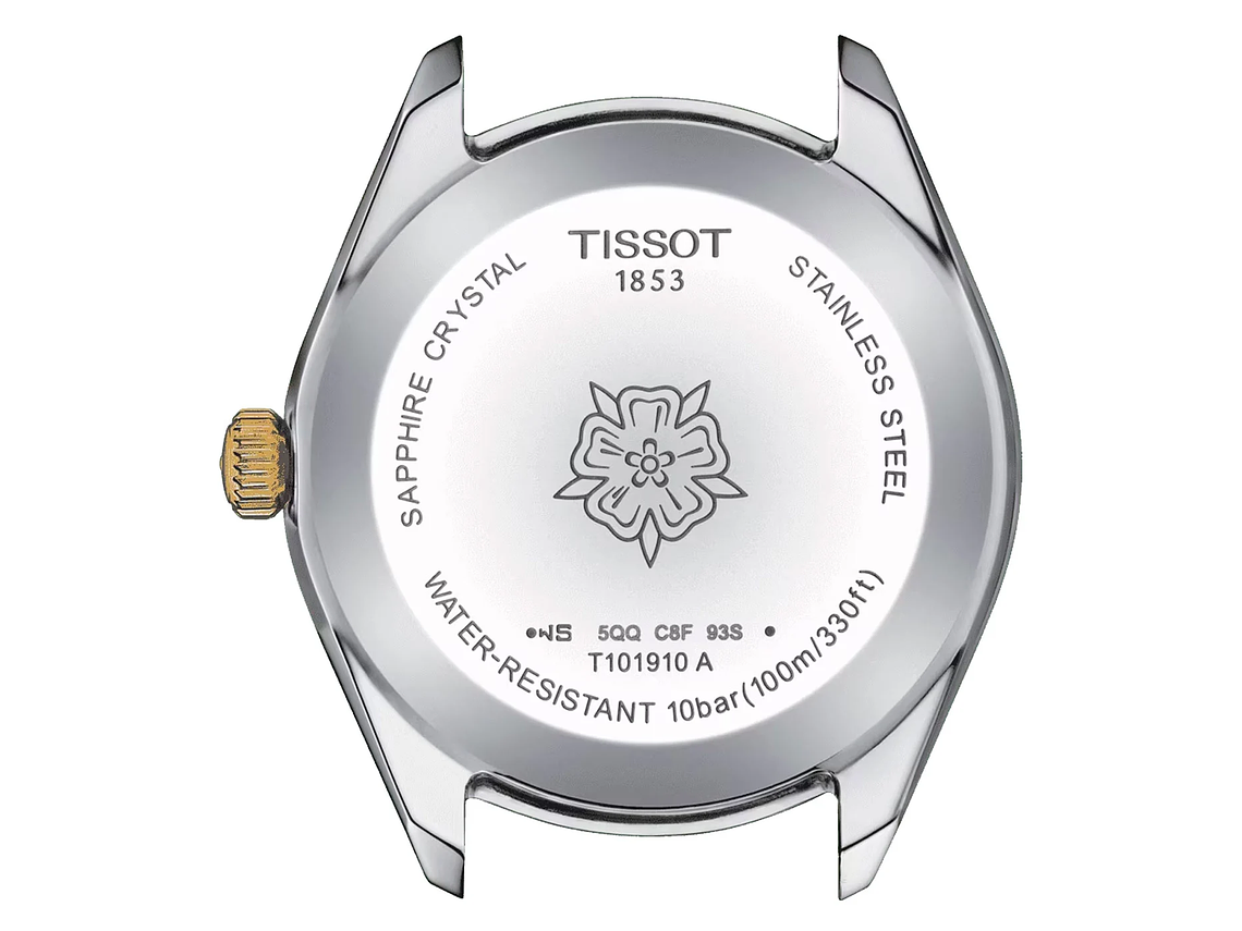 RELOJ TISSOT MUJER PR 100 SPORT CHIC ORO 2