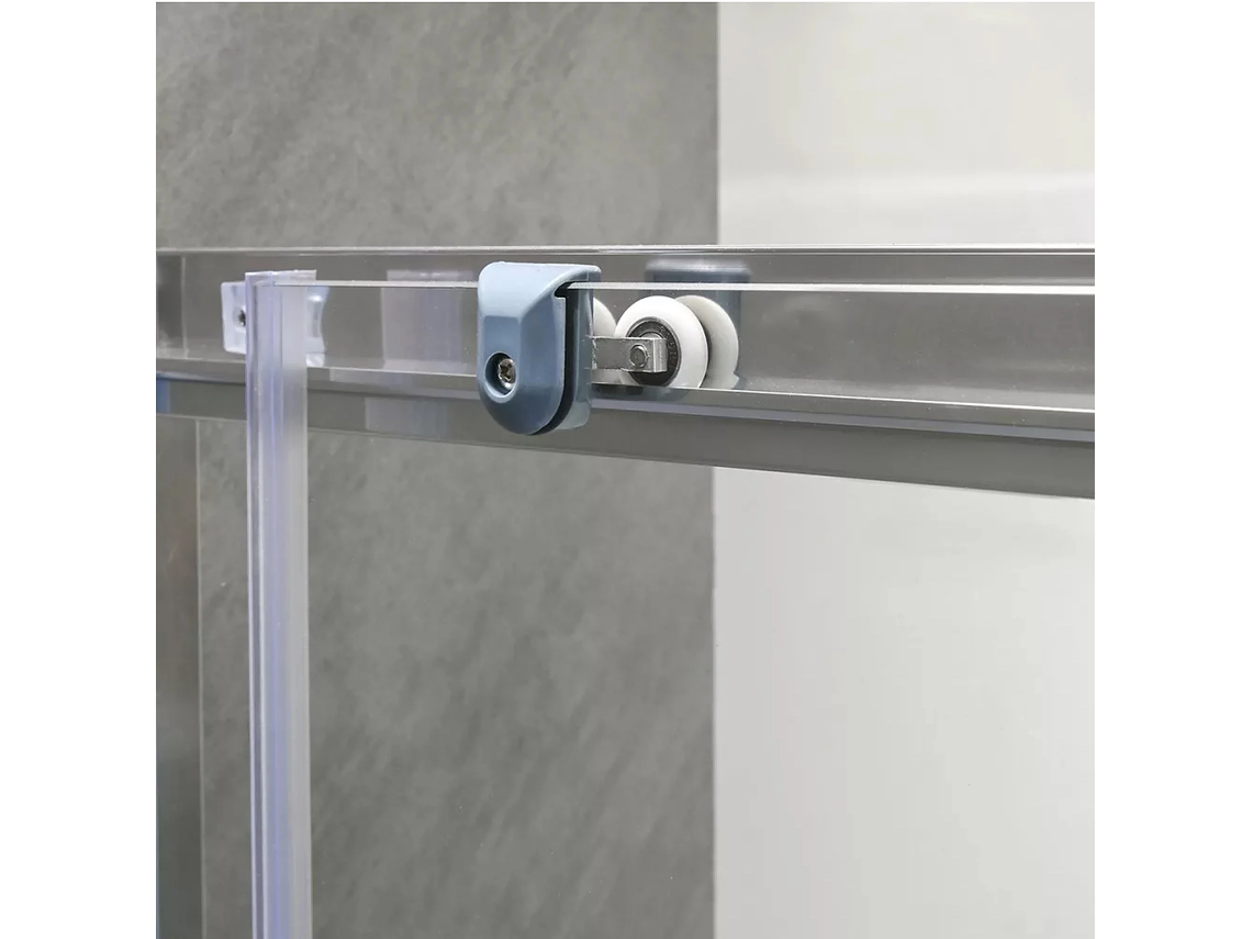 SHOWER DOOR ELEGANT JOYTEK LÍNEAS RECTAS CON RECEPTÁCULO 90X90 CM 4