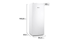 CONGELADOR VERTICAL MADEMSA 157 L FRÍO DIRECTO MFV 645 B