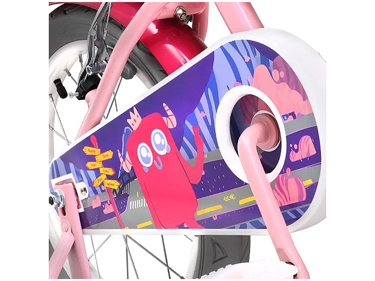 BICICLETA INFANTIL OXFORD BEAUTY ROSADO ARO 16 4