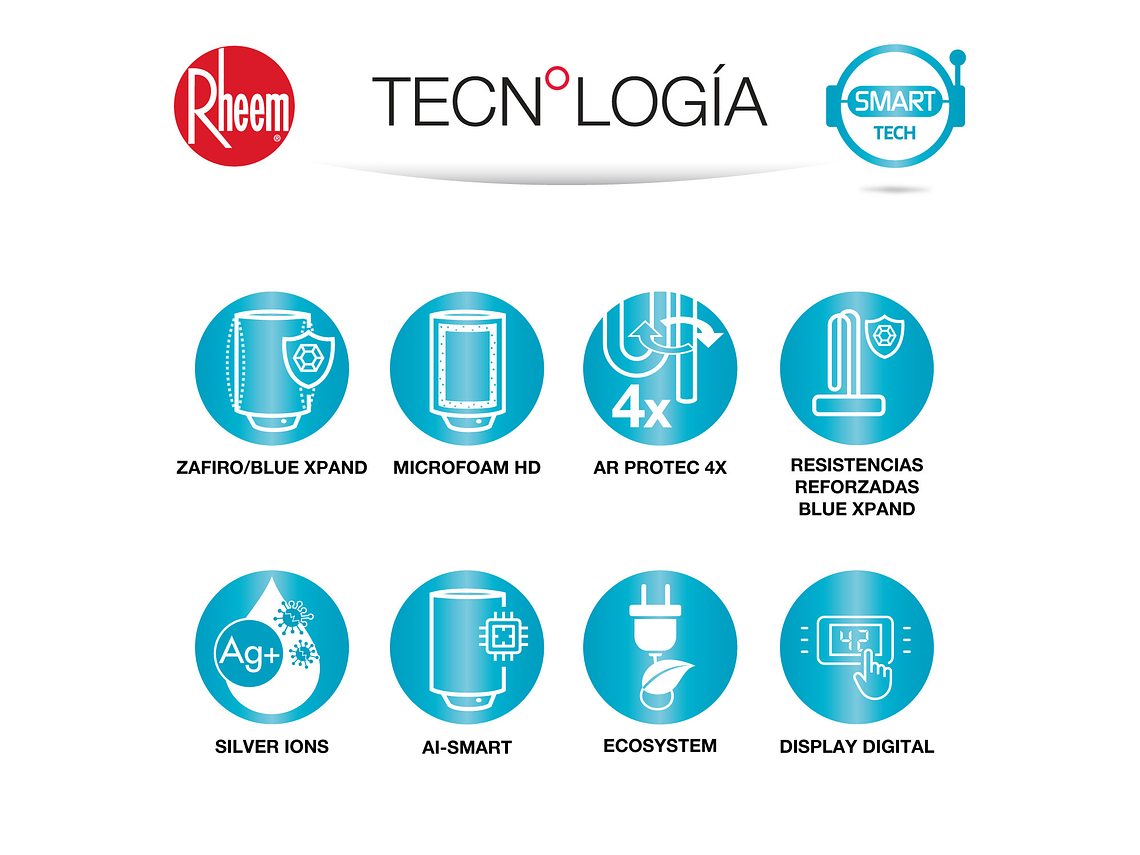 TERMO ELÉCTRICO MURAL 120 LITROS RHEEM 7