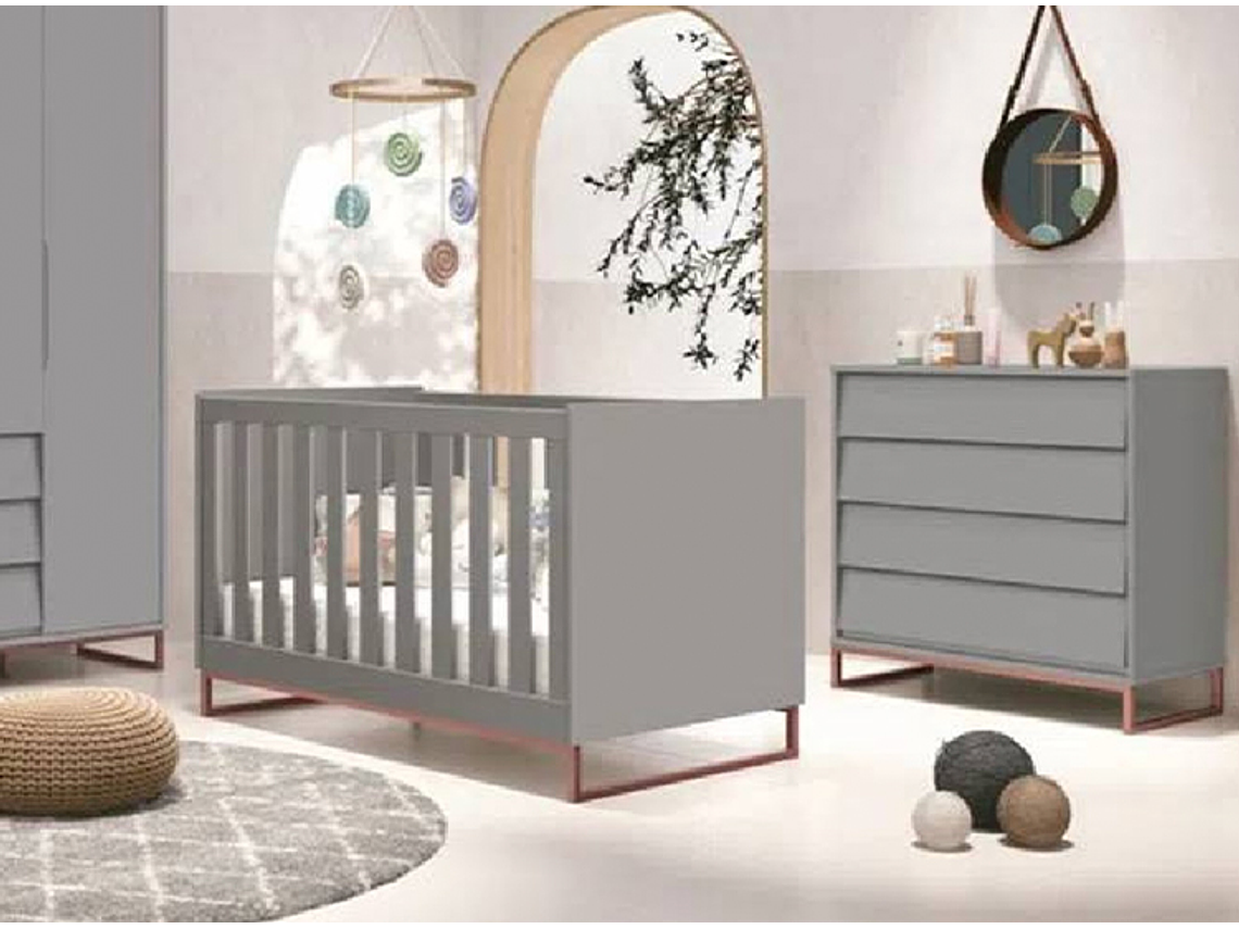 CÓMODA KIDSCOOL NOAH DESIGN 15029 GRIS 3