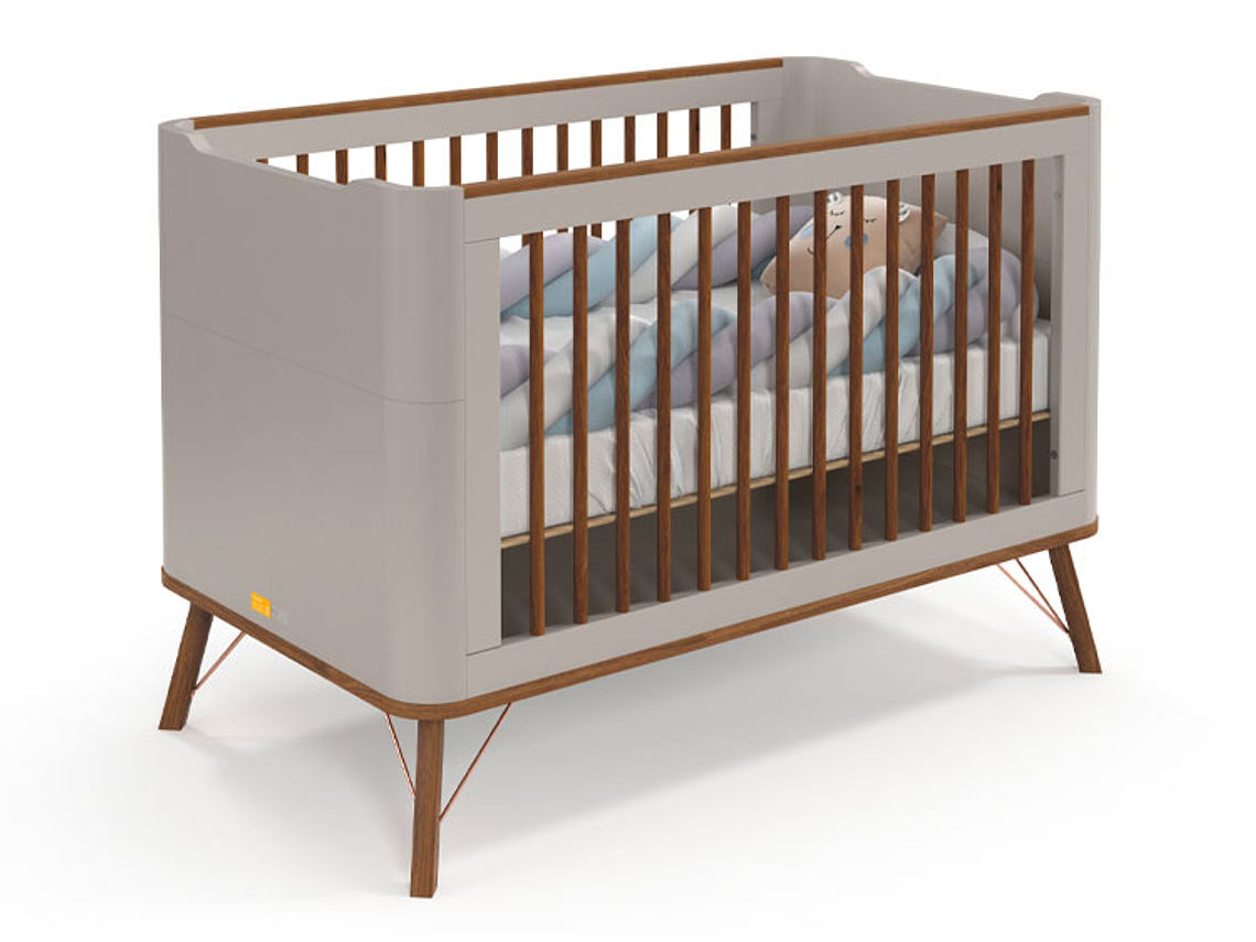 CUNA KIDSCOOL 3 EN 1 ALBI GRIS 1