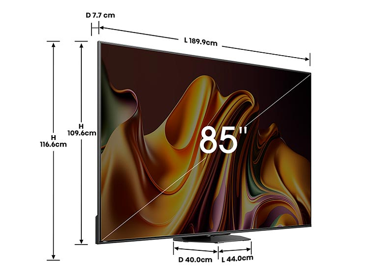 TELEVISOR SMART TV HISENSE MINILED 4K UHD 85”85U8N 2