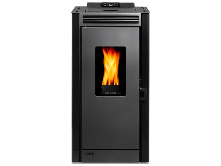 CALEFACTOR A PELLET BLACK VISIÓN NEGRO BOSCA 6