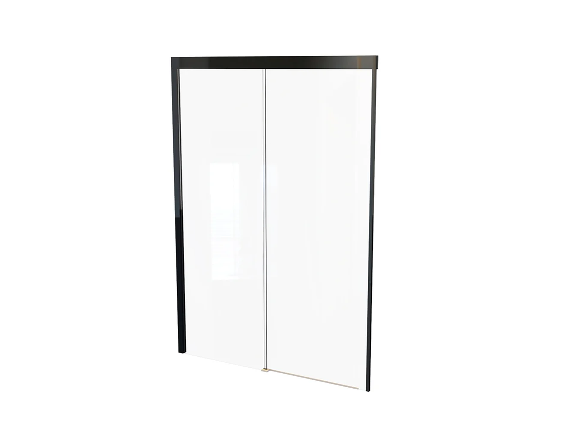 MAMPARA CORREDERA STRETTO NEGRO MATE 140 X 195 CM 2