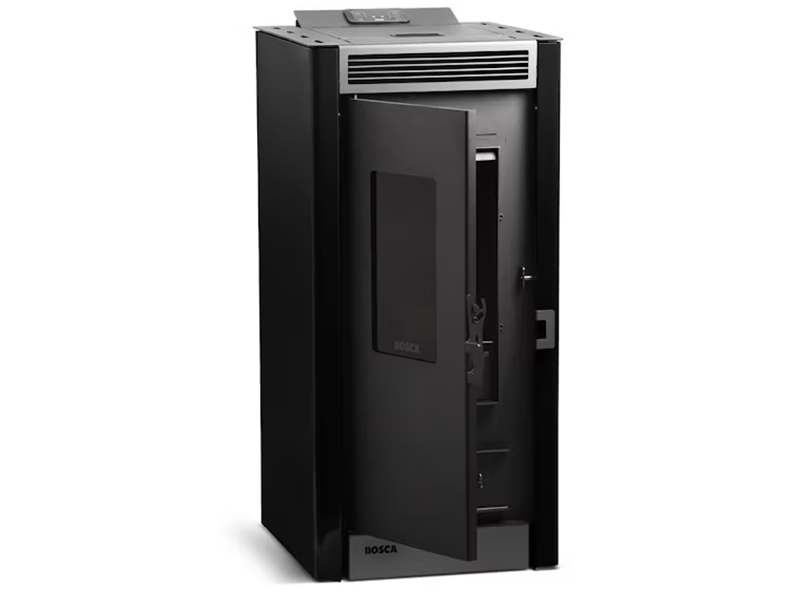 CALEFACTOR A PELLET BLACK VISIÓN NEGRO BOSCA 7