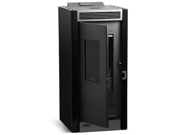 CALEFACTOR A PELLET BLACK VISIÓN NEGRO BOSCA 7