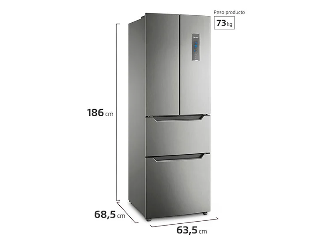 REFRIGERADOR FENSA TOP FREEZER MULTIDOOR DM64S 2