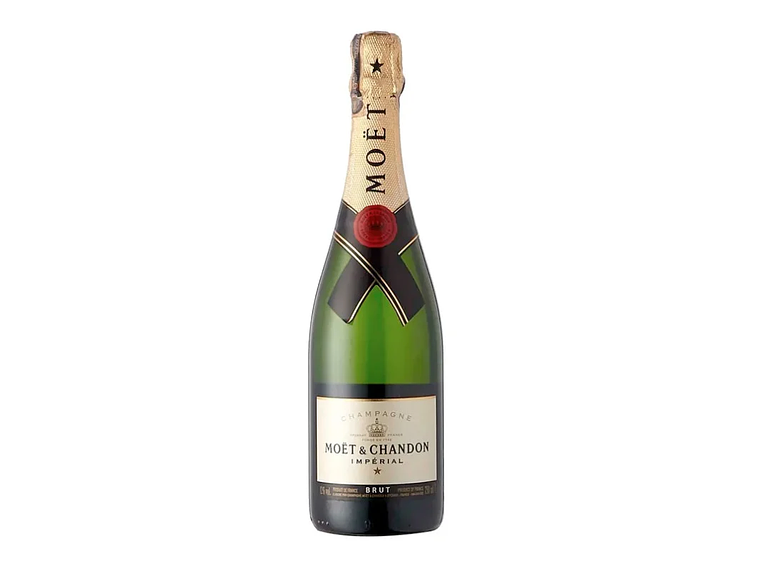 CHAMPAÑA MOET CHANDON BOTELLA VIDRIO CHAMPAGNE BRUT IMPERIAL 1