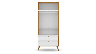 ARMARIO KIDSCOOL GOLD 2 PTS BLANCO ECOWOOD